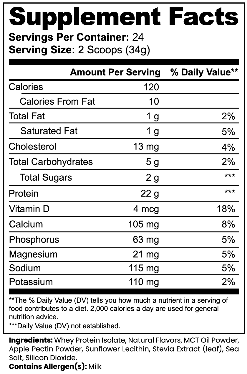 Vanilla Advanced Whey Protein Isolate