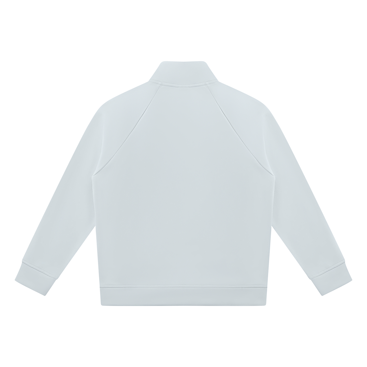 Stand-Collar Track Jacket — Light Blue
