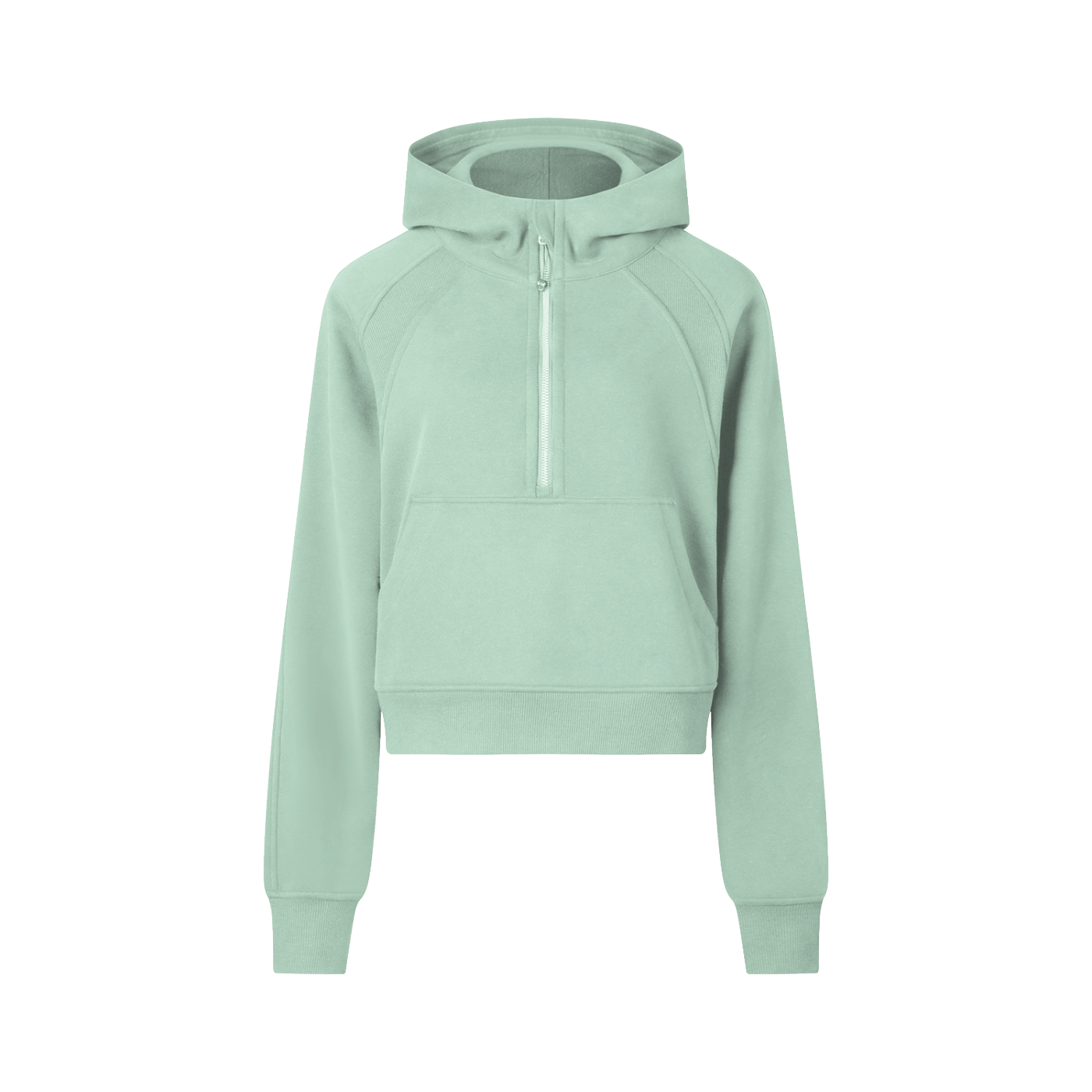 Womens,Hoodie,Cropped,Spring,Winter,Fall,Pullover,Half Zip