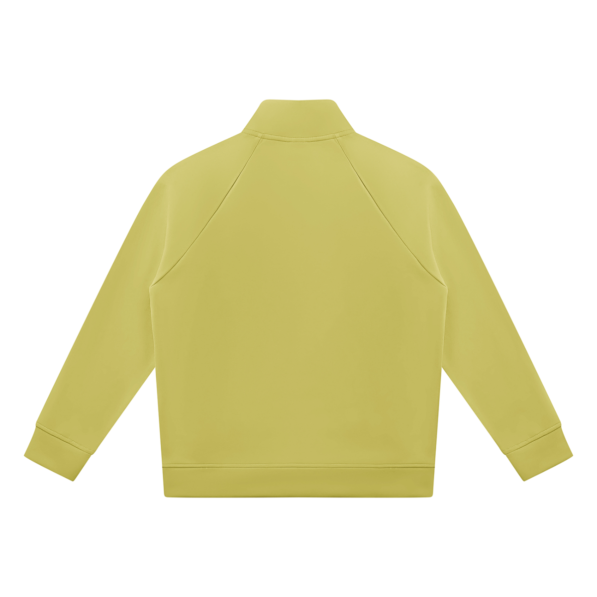 Stand-Collar Track Jacket — Lime Yellow