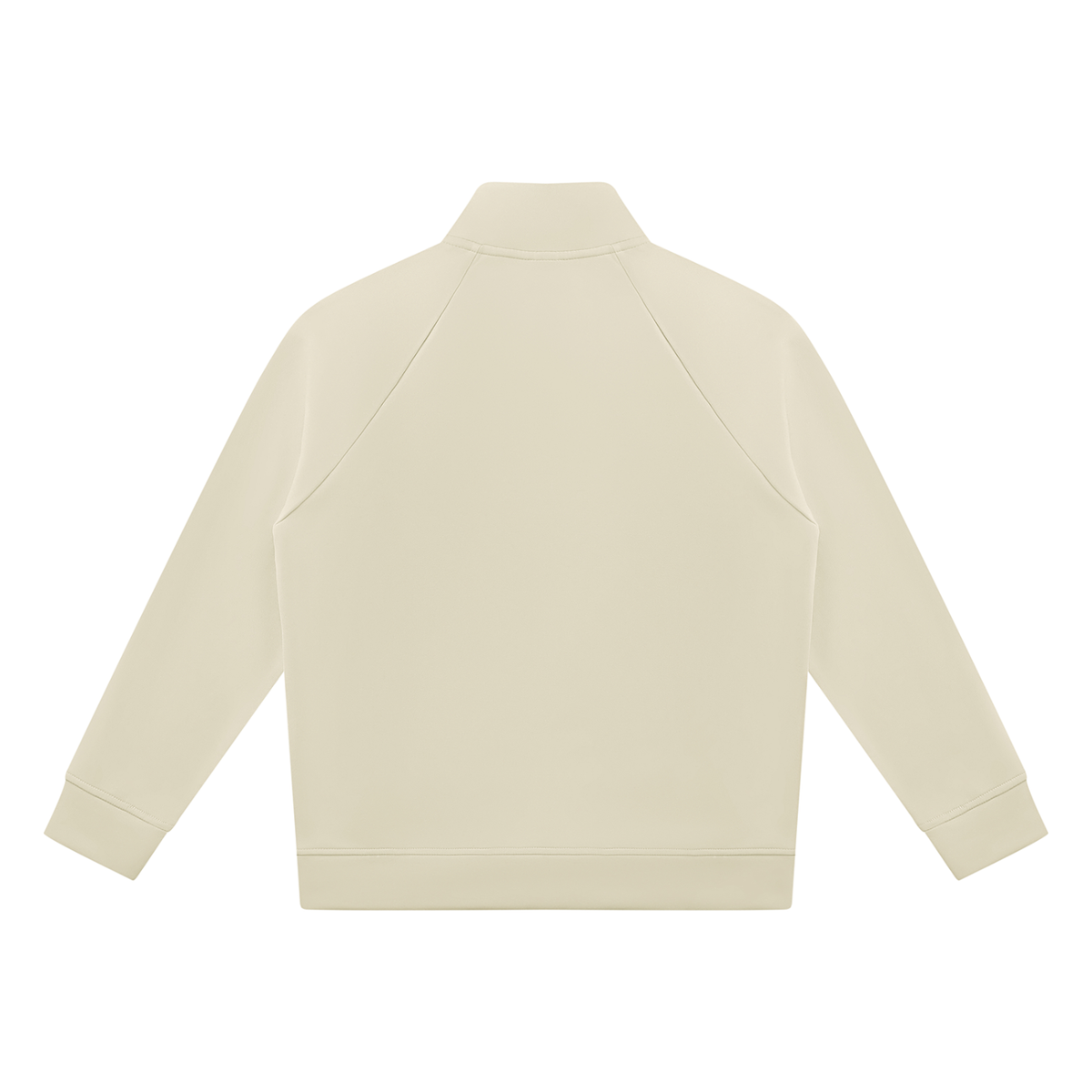 Stand-Collar Track Jacket — Light Camel
